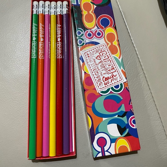 Coach Other - Genuine RareCoach Poppy Pencil Set